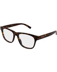 Gucci - Gg2108O 002 Optical Frames Injected Transparent Squared - Lyst