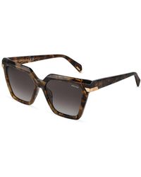 Police - Splu04 Aura 1 0Xap Sunglasses Acetate Smoke Squared Normal Nuanced - Lyst