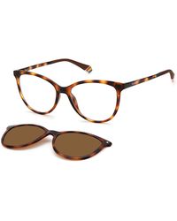 Polaroid - Pld 6138/Cs 086/Sp Sunglasses Plastic Cat Eye Clip-On - Lyst