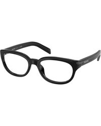 Prada - Pr D03Vu 16K1O1 Optical Frames Acetate Transparent Pantos Normal - Lyst
