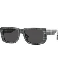 Burberry - Be4376U 380487 Sunglasses Plastic Squared - Lyst