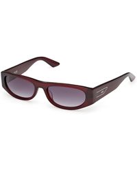 Gcds - Gd0070 69B Sunglasses Acetate Smoke Round Normal - Lyst
