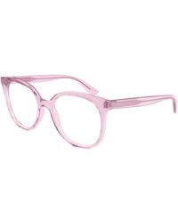 McQueen - Am0540O 005 Optical Frames Acetate Transparent Cat Eye - Lyst