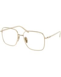 Prada - Pr C54Sd Zvn10W Sunglasses Metal Transparent Squared Normal - Lyst