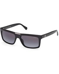 Guess - Gu00274 01B Sunglasses Injected Smoke Squared Normal - Lyst