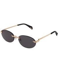 Police - Splu09 Electra 1 300 Sunglasses Metal Smoke Geometric Normal - Lyst