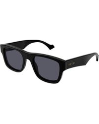 Gucci - Gg1427S 001 Sunglasses Acetate Squared Normal - Lyst
