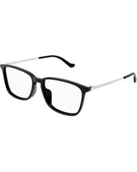 Gucci - Gg1609Oa 002 Optical Frames Acetate Transparent Squared - Lyst