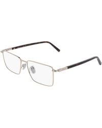 Ferragamo - Sf2237 710 Optical Frames Metal Squared Normal - Lyst