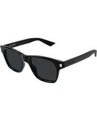 Saint Laurent - Sl 875 001 Sunglasses Acetate Squared - Lyst