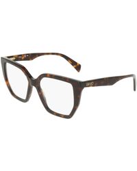 Liu Jo - Lj2849Mag-Set 240 Optical Frames Acetate Smoke Squared Normal - Lyst