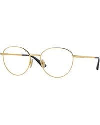 Vogue Eyewear - Vo4306 280 Optical Frames Metal Transparent Round Normal - Lyst