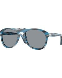 Persol - Po0649 1234R5 Sunglasses Acetate Pilot Normal - Lyst