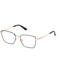 Guess - Gu50168 083 Optical Frames Metal Geometric Normal - Lyst