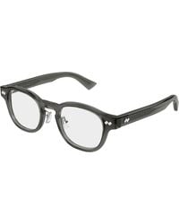 Bottega Veneta - Bv1518Oa 003 Montature Da Vista Acetato Trasparente Rotonda - Lyst