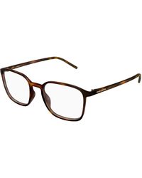 Saint Laurent - Sl 845 003 Optical Frames Bio-Injected Transparent Squared - Lyst