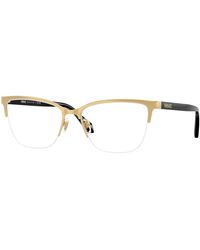 Versace - Ve1304 1002 Optical Frames Metal Cat Eye Normal - Lyst