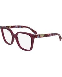 Longchamp - Lo2765 500 Optical Frames Acetate Squared Normal - Lyst