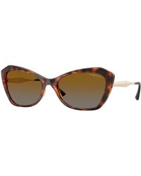 Vogue Eyewear - Vo5626S W656T5 Sunglasses Nylon Geometric Polarized Shaded - Lyst