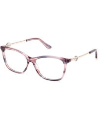 Guess - Gu50349 074 Optical Frames Acetate Squared Normal - Lyst