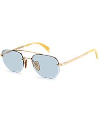 David Beckham - Db 1078/S Ida/Qz Sunglasses Steel Light Geometric - Lyst