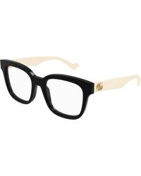Gucci - Gg0958O 002 Optical Frames Acetate Transparent Squared - Lyst