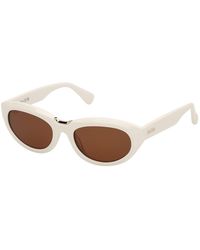 Max Mara - Mm0203 25E Sunglasses Geometric Normal - Lyst