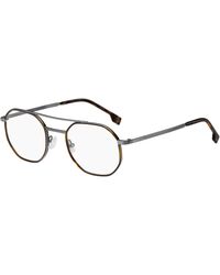 BOSS - Boss 1632 Ekp Optical Frames Steel Geometric - Lyst