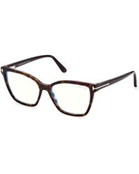 Tom Ford - Ft5812-B 052 Optical Frames Acetate Butterfly Normal - Lyst