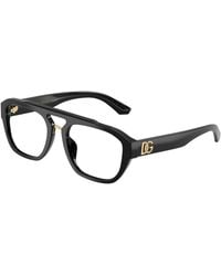 Dolce & Gabbana - Dg3415 501 Optical Frames Acetate Pilot Normal - Lyst