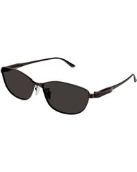 Balenciaga - Bb0357Sa 001 Sunglasses Metal Squared - Lyst