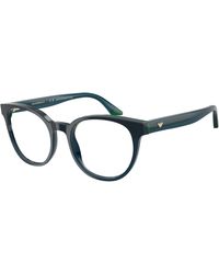 Emporio Armani - Ea3274 6313 Optical Frames Acetate Round Normal - Lyst