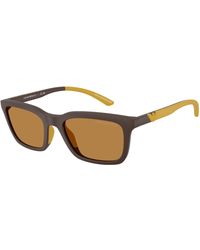 Emporio Armani - Ea4249U 625893 Sunglasses Injected Squared Normal - Lyst
