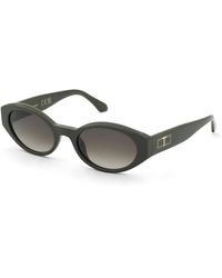 Twinset - Stw140 073M Sunglasses Acetate Geometric Normal Nuanced - Lyst