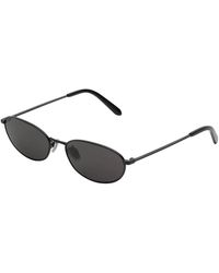 Retrosuperfuture - 2F2 Uovo Nero Sunglasses Metal Geometric Normal - Lyst