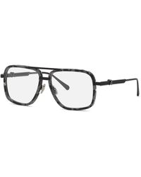 Philipp Plein - Vpp063V Plein Rock Superhero 599 Optical Frames Metal Squared - Lyst