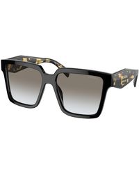 Prada - Pr 24Zs 1Ab0A7 Sunglasses Acetate Squared Normal Shaded - Lyst