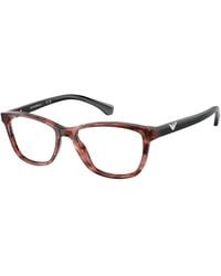 Emporio Armani - Ea3099 5553 Optical Frames Acetate Cat Eye Normal - Lyst