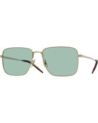 Oliver Peoples - Ov1374T Welston 5035 Optical Frames Titanium Squared Normal - Lyst