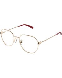 Gucci - Gg1675Ok 003 Optical Frames Metal Transparent Round - Lyst