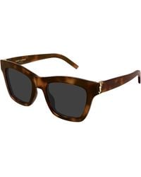 Saint Laurent - Sl M156 003 Sunglasses Acetate Cat Eye - Lyst