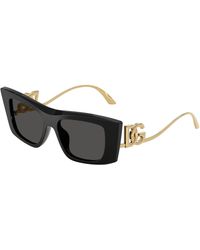 Dolce & Gabbana - Dg4510 501/87 Sunglasses Acetate Cat Eye Normal - Lyst