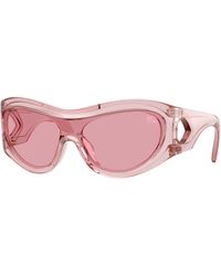 Burberry - Be4465 4154/5 Sunglasses Injected Geometric Normal - Lyst