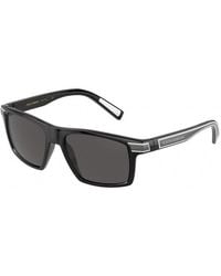 Dolce & Gabbana - Dg6160 501/87 Sunglasses Plastic Dark Squared Normal - Lyst