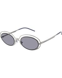 Emporio Armani - Ea2160 301080 Sunglasses Metal Round Normal - Lyst
