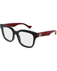 Gucci - Gg0958O 013 Optical Frames Acetate Transparent Squared - Lyst