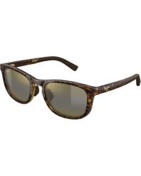 Maui Jim - Mj0356Sa 002 Occhiali Da Sole Bio-Iniettato Bronzo Squadrata - Lyst