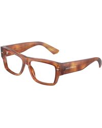 Dolce & Gabbana - Dg3379 705 Optical Frames Acetate Transparent Squared Normal - Lyst