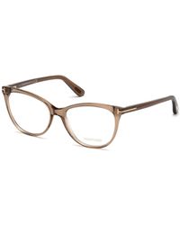 Tom Ford - Ft5513 045 Optical Frames Acetate Geometric Normal - Lyst