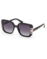 Guess - Gu00294 01B Sunglasses Injected Smoke Squared Normal - Lyst